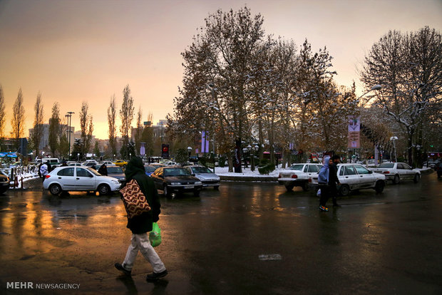  بارش برف در تهران