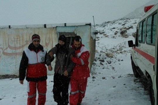 امدادرسانی به ۲۵۵ تن از هموطنان در برف و کولاک ۲۴ ساعت گذشته