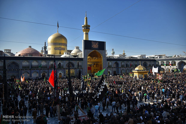 مراسم عزاداری شهادت امام رضا (ع) در مشهد مقدس