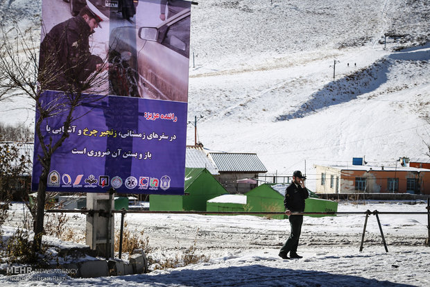 رزمایش زمستانی پلیس راهور 