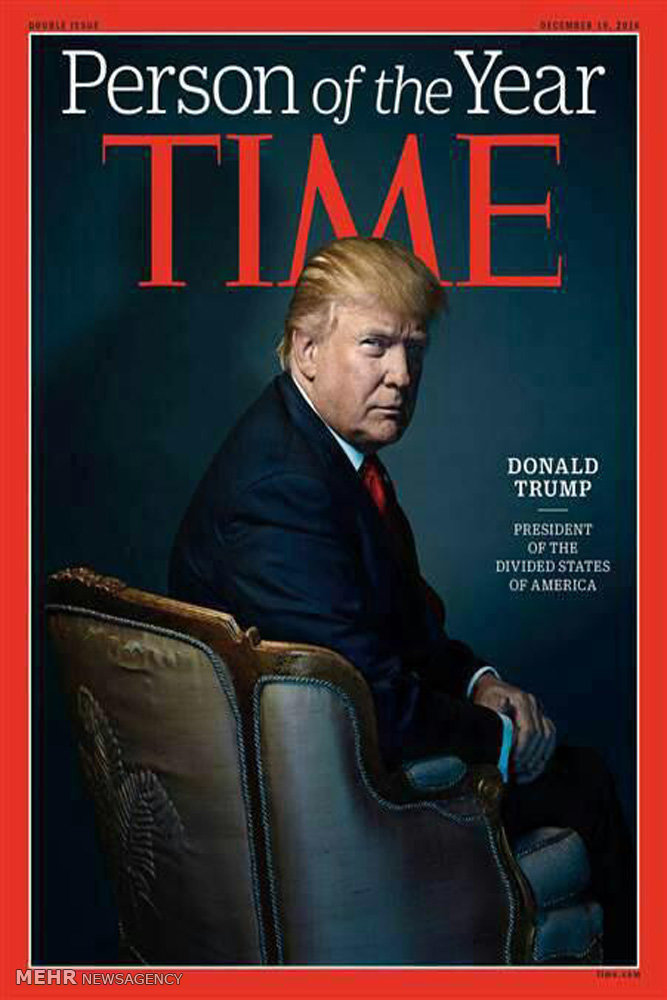ترامپ شخصیت برگزیده مجله تایمز