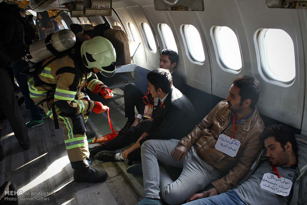 مانور امداد و نجات در فرودگاه مشهد