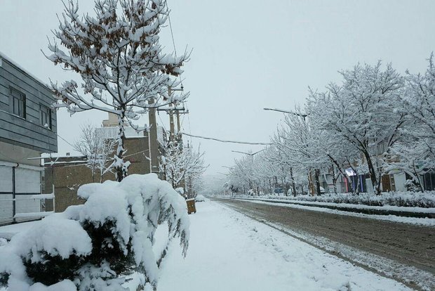 بارش برف در اذربایجان شرقی