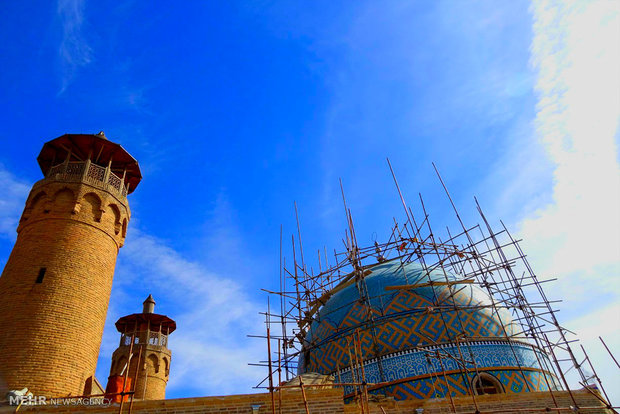 مسجد احداث شده بنیاد برکت در روستای مزدک شهر یاسوج افتتاح شد