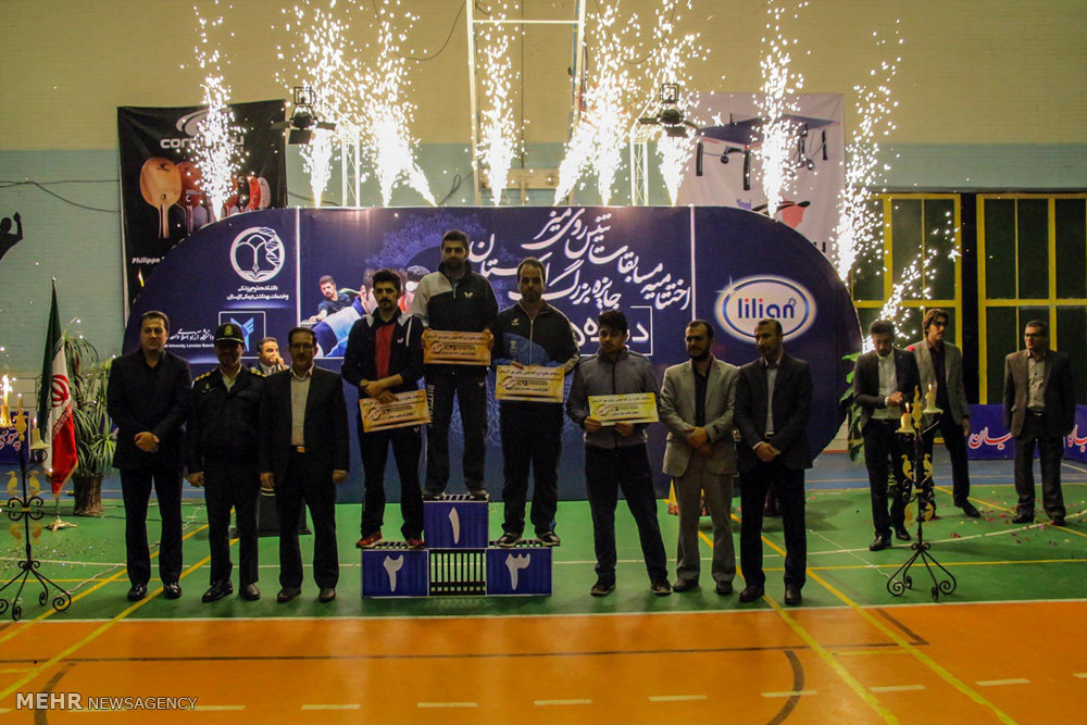 اختتامیه اردو و مسابقات تیم ملی تنیس روی میز ایران در لارستان