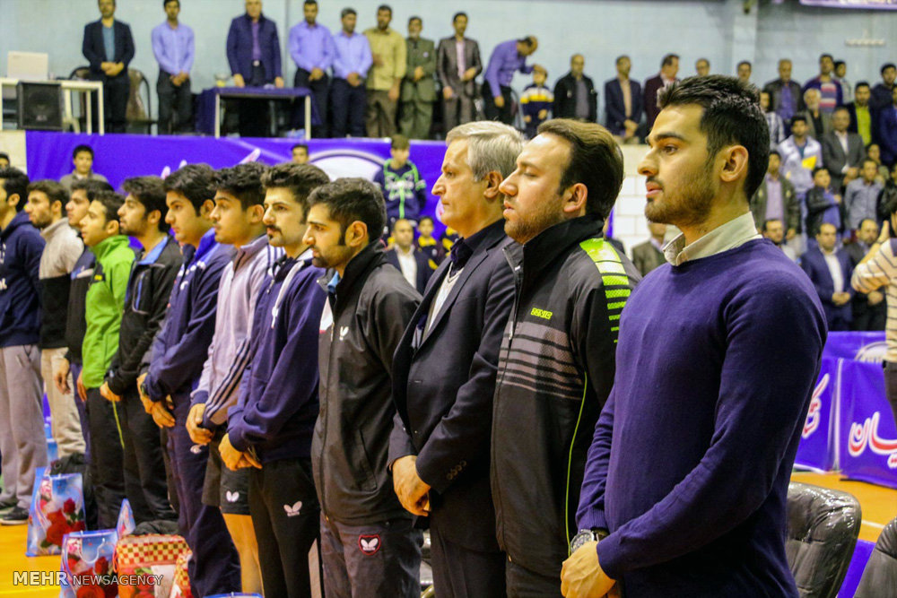 اختتامیه اردو و مسابقات تیم ملی تنیس روی میز ایران در لارستان