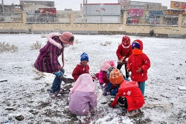 بارش برف و تعطیلی مدارس