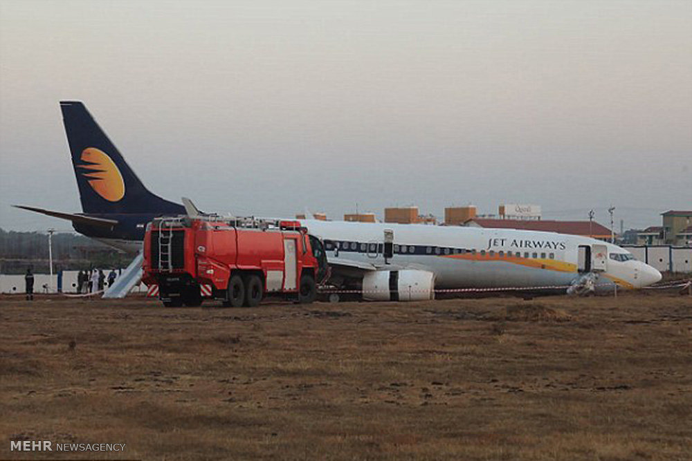 خروج هواپیما از باند در هند