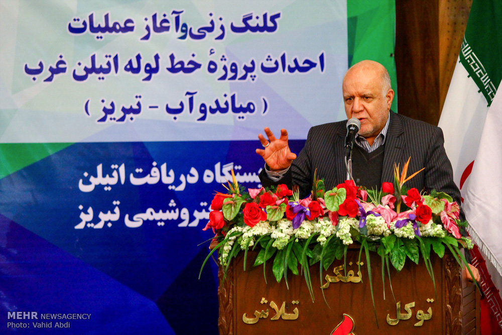 سفر بیژن نامدار زنگنه وزیر نفت به تبریز