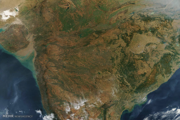 تصاویر ماهواره ای از سطح زمین در ماه دسامبر‎