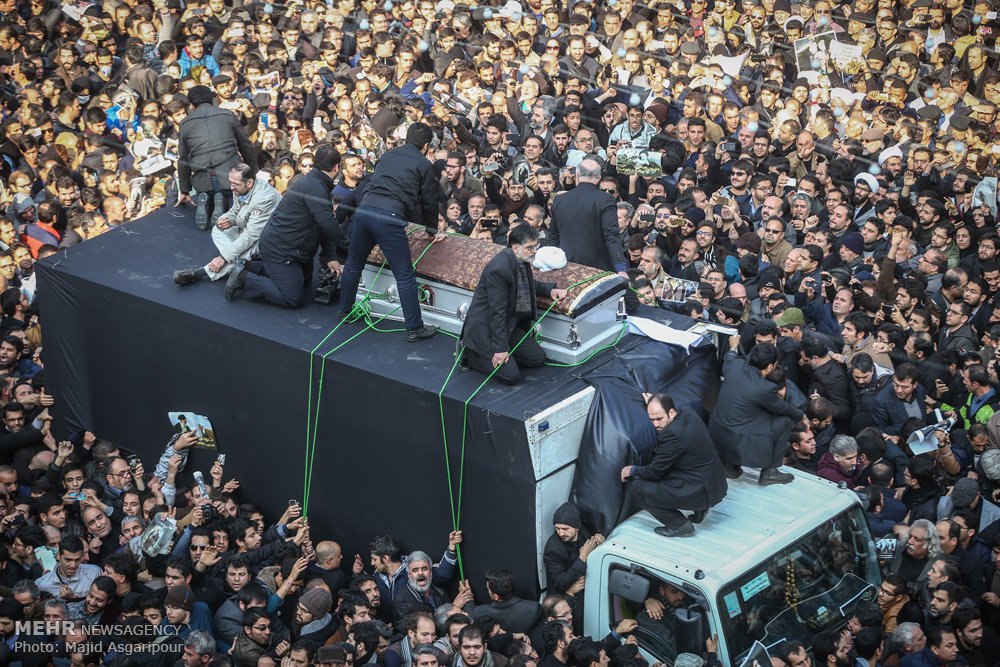 مراسم تشییع و تدفین پیکر مرحوم آیت‌الله هاشمی رفسنجانی-۲
