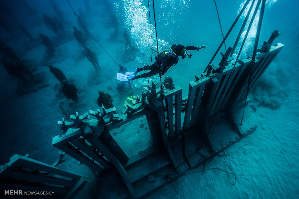 اولین موزه زیر آب اروپا‎