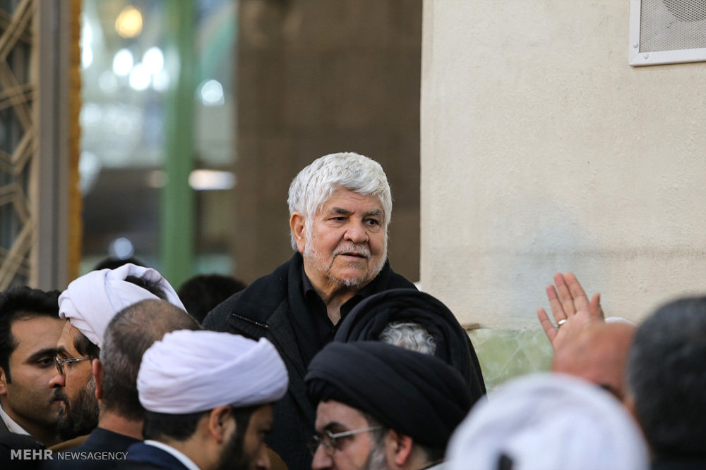 مراسم بزرگداشت آیت الله هاشمی رفسنجانی در مسجد اعظم قم - ۲