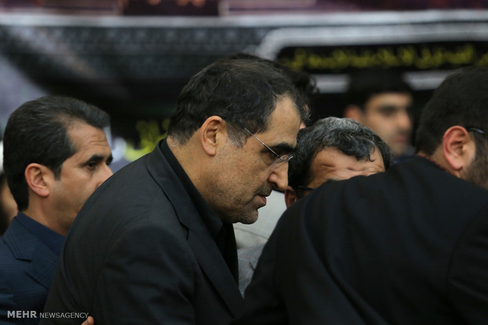 مراسم بزرگداشت آیت الله هاشمی رفسنجانی در مسجد اعظم قم - ۲