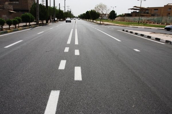 ۱۸۰۰ کیلومتر از راههای مازندران خط کشی شدند خط کشی معابر