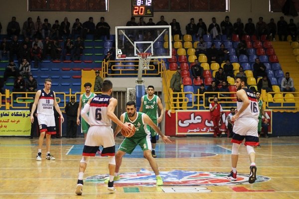 بسکتبال شهرداری گرگان و آ اس شیراز