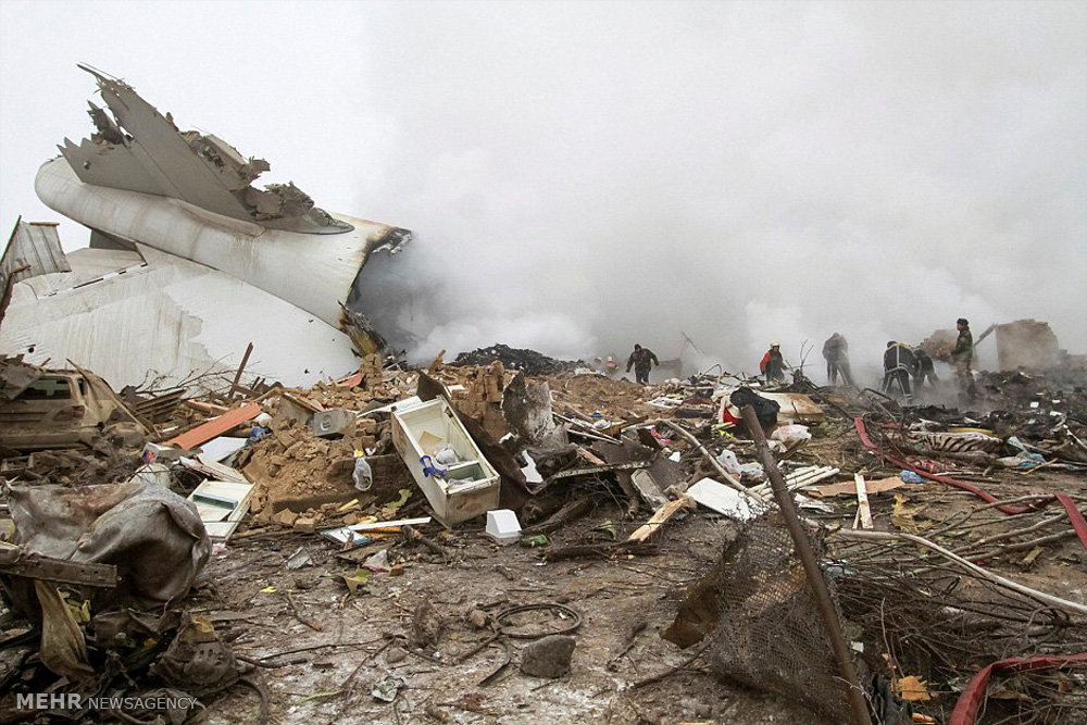 سقوط هواپیمای باری در قزاقستان