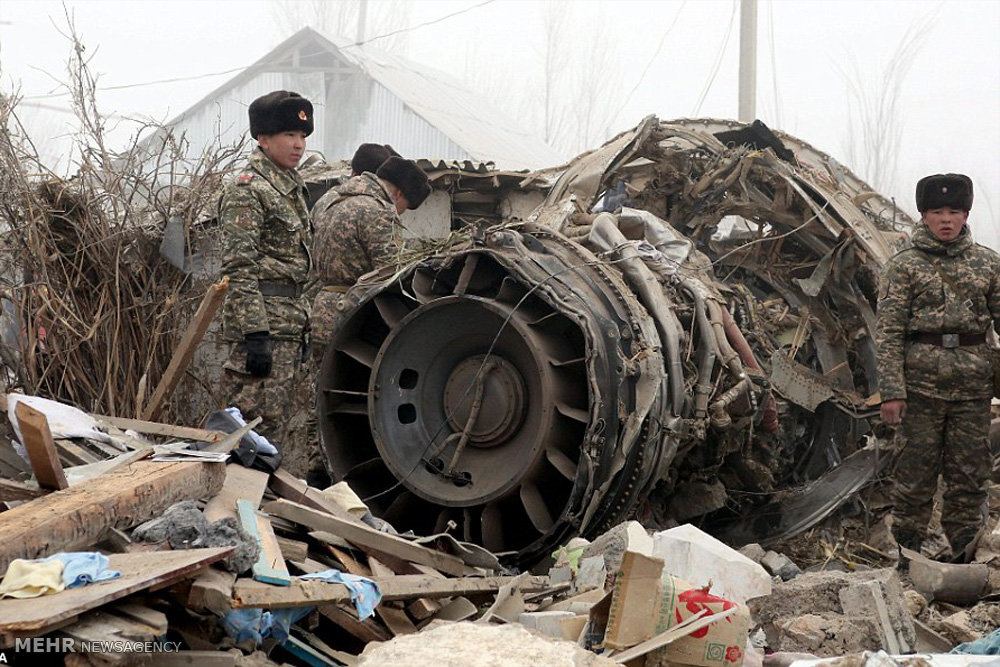 سقوط هواپیمای باری در قزاقستان