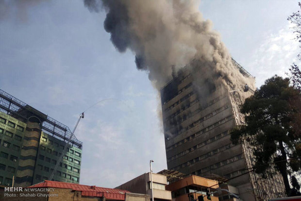 آتش سوری در ساختمان پلاسکو