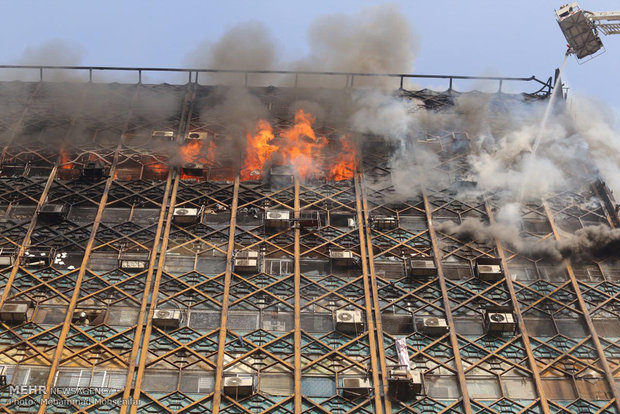 آتش سوزی در ساختمان پلاسکو