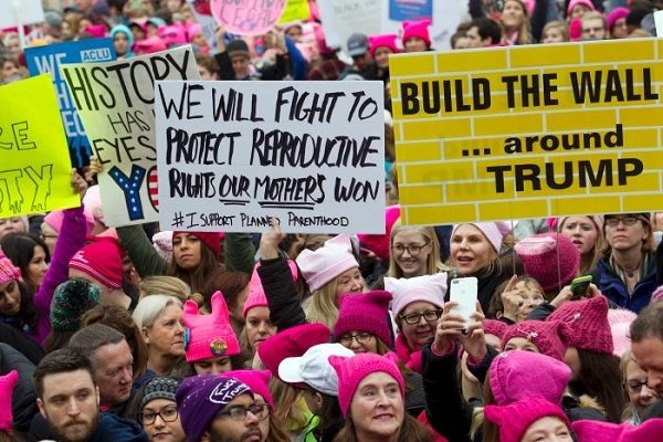 اعتراضات زنان در آمریکا