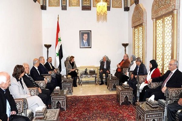 دیدار رئیس پارلمان سوریه با هیات مصری