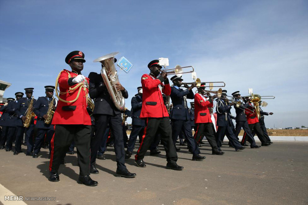 جشن ورود رئیس جمهور گامبیا به کشور