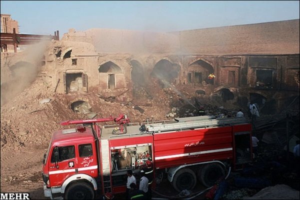 آتش در کمین بازار کرمان/ انبارهای غیراستاندارد در خانه های تاریخی