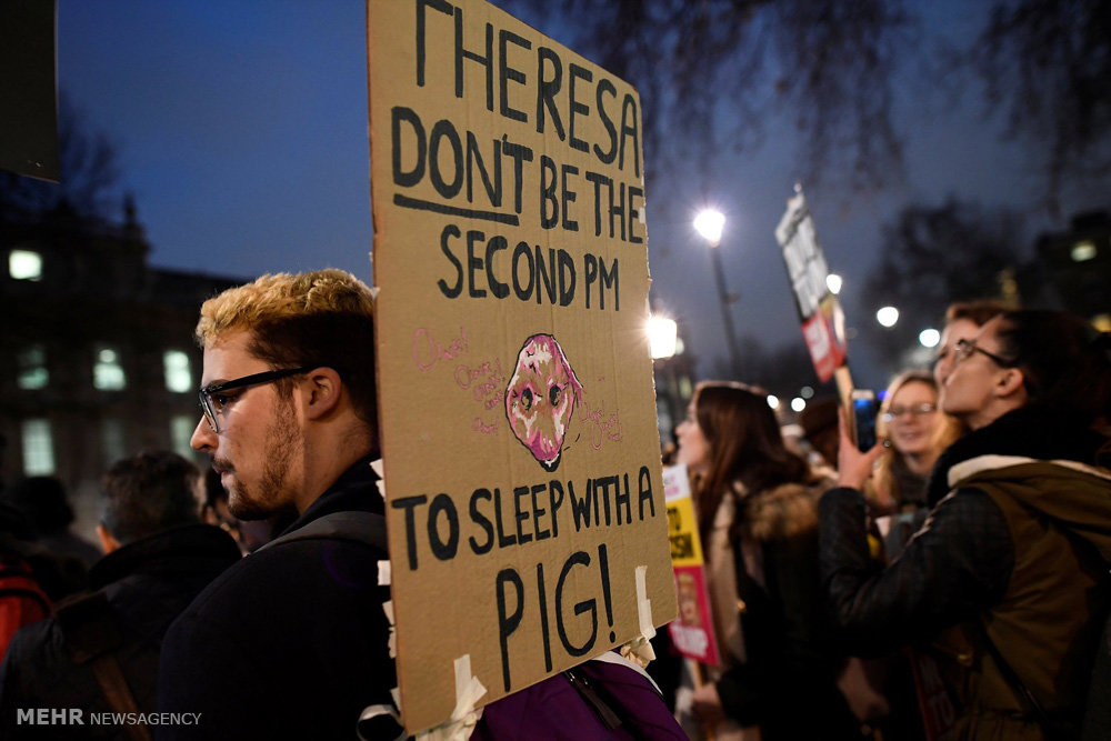 تظاهرات علیه ترامپ در انگلیس‎