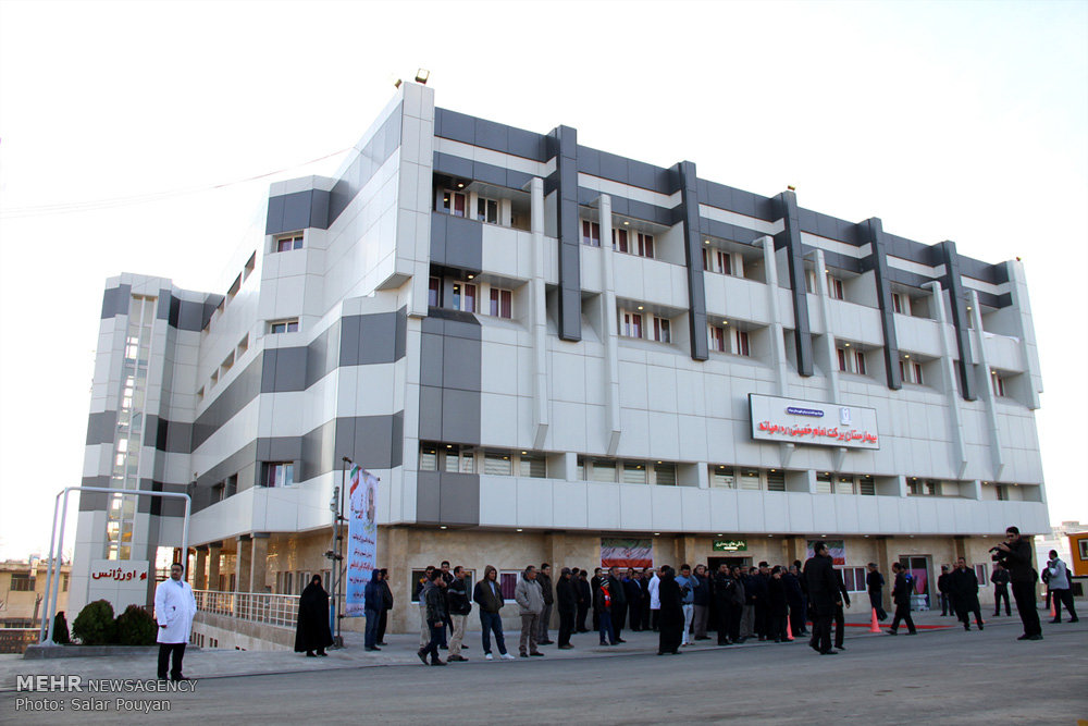 مراسم افتتاح بیمارستان ۹۶ تختخوابی امام خمینی شهر میانه