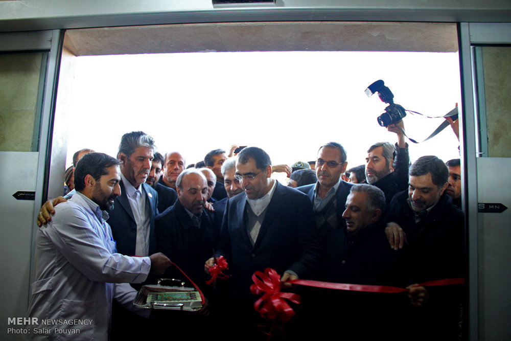 مراسم افتتاح بیمارستان ۹۶ تختخوابی امام خمینی شهر میانه