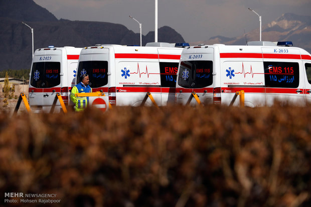  رونمایی از 21 دستگاه آمبولانس جدید اورژانس در کرمان