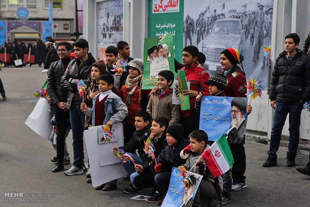 راهپیمایی یوم الله ۲۲ بهمن در تهران - ۱