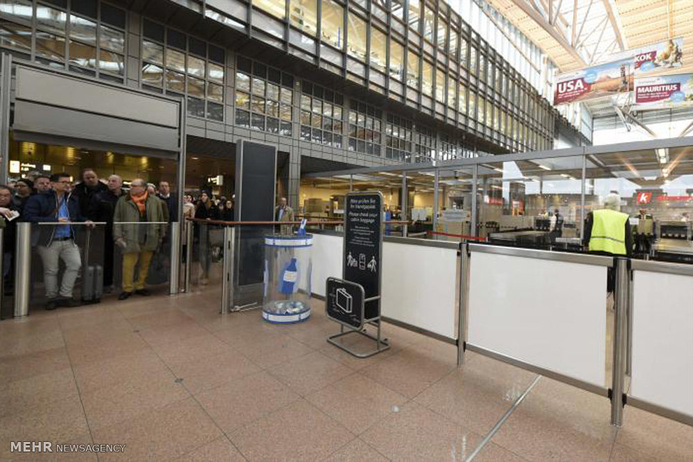 نشت گاز سمی در فرودگاه هامبورگ‎