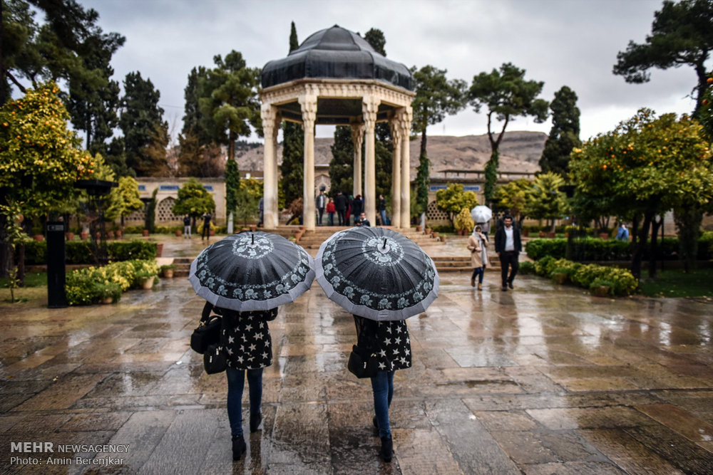 شیراز، حس و حال یک عصر بارانی