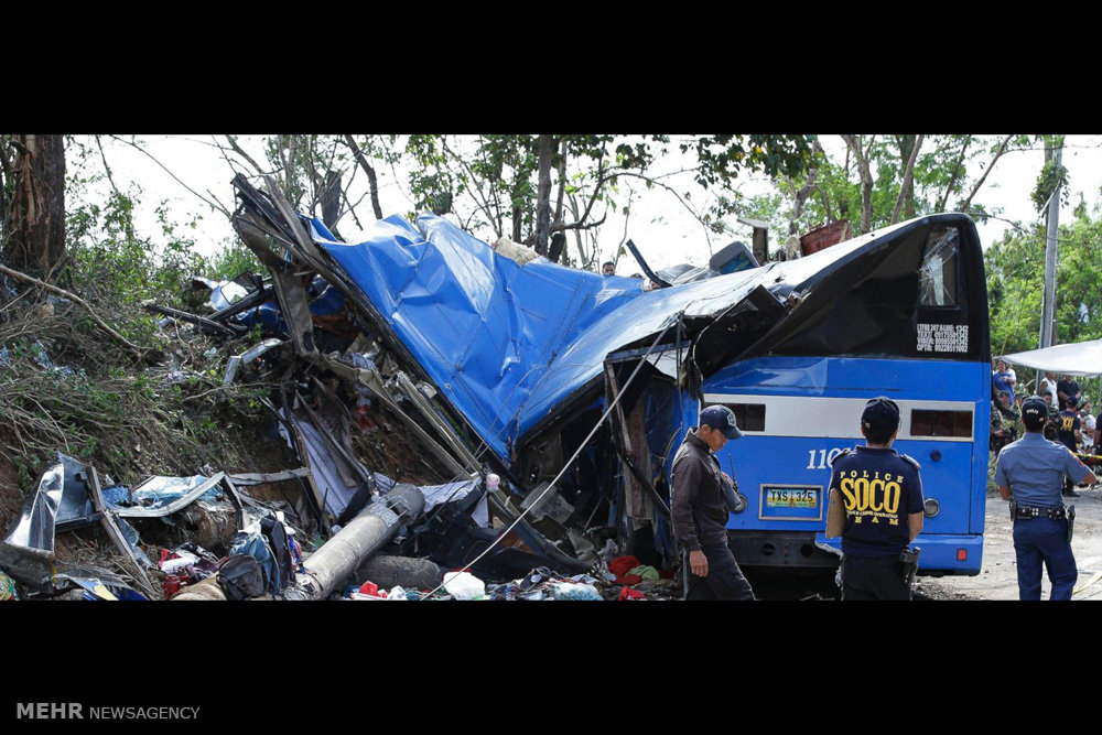 تصادف مرگبار در فیلیپین‎