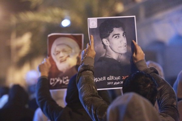 تظاهرات مردم بحرین در منطقه الدراز + تصاویر