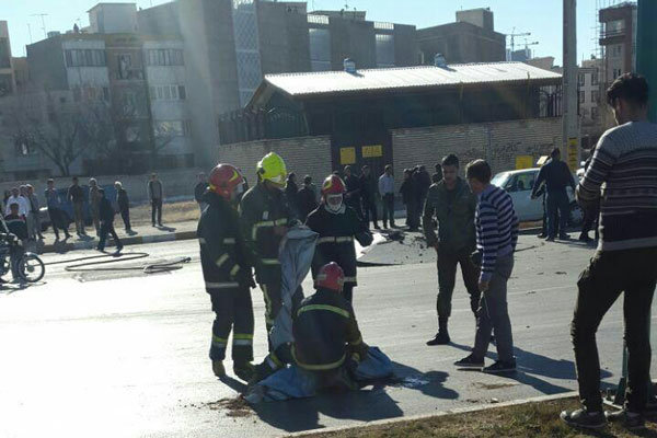 انفجار در ایستگاه فشار گاز قزوین یک کشته برجای گذاشت