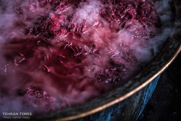 Traditional dyer caters to rug weaving workshops