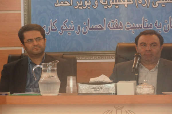 دیدار فرید محبی مدیر کل کمیته امداد کهگیلویه و بویراحمد با استاندار