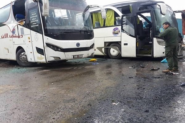 انفجار اتوبوس های حامل زوار در دمشق2