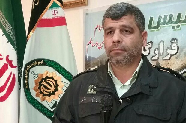 سیدمجتبی اشرفی فرمانده انتظامی شهرستان شاهرود - کراپشده