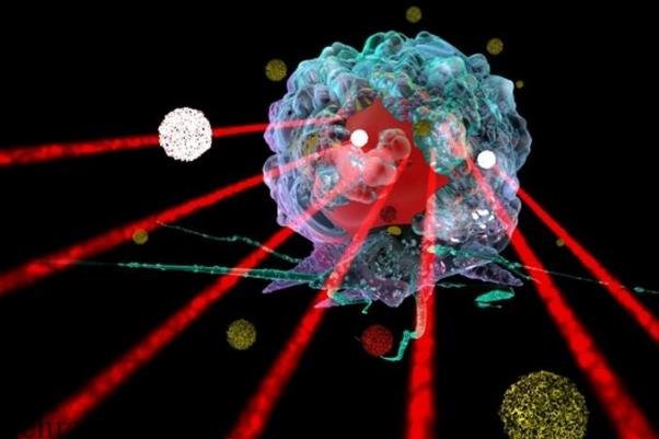 نتیجه تصویری برای نابودی سلول های سرطانی با استفاده از نانو ذرات طلا