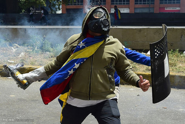 تظاهرات ضد دولتی در ونزوئلا‎