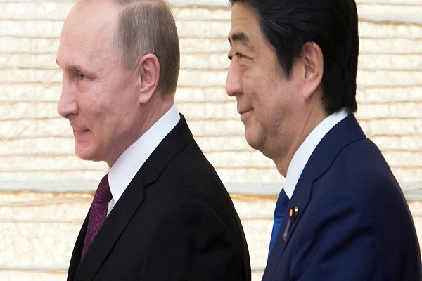 دیدار رهبران ژاپن و روسیه / مذاکره بر سر وضعیت کره شمالی