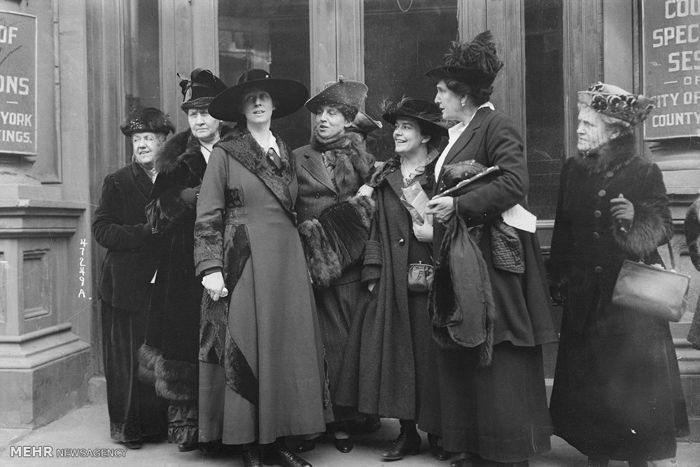 زنان شاغل آمریکایی در یک قرن قبل‎