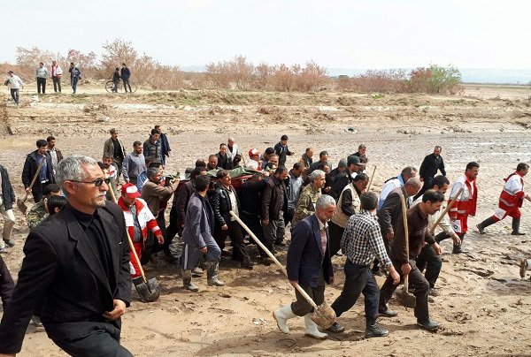 جستجوی اجساد مفقودان حادثه سیل