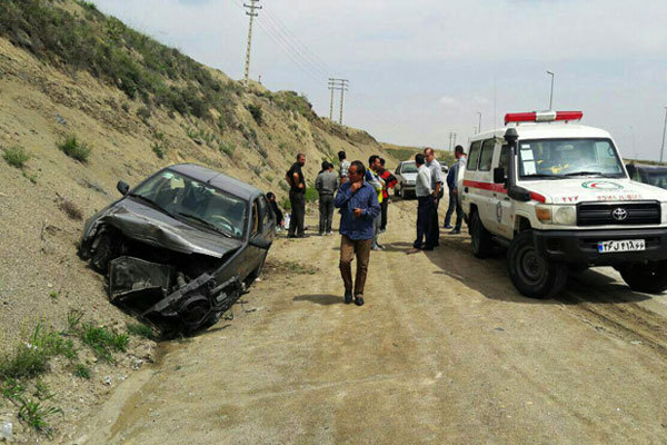واژگونی پژو در محور توسکستان-شاهرود مرگ راننده جوان را رقم شد