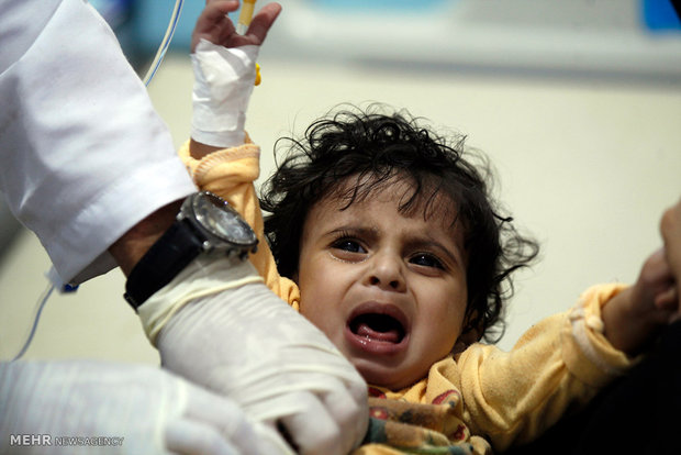 شمار مبتلایان به وبا در یمن از ۷۰۰ هزار نفر گذشت/۲۱۰۳ نفر قربانی