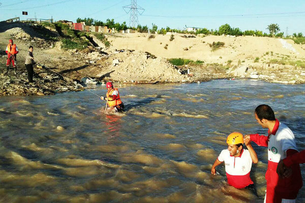 پیکر کودک غرق شده در رودخانه « شادچای» شهریار پیدا شد